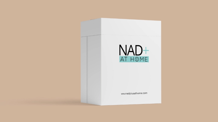 An image of a NAD supplement kit, specifically a nad+ at home injectable supplement kit.