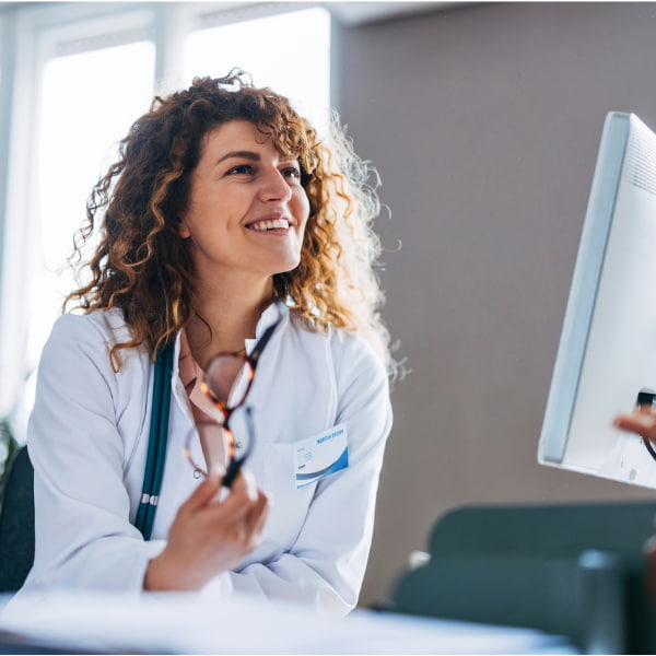 Doctor giving medical advice anot NAD+ injections