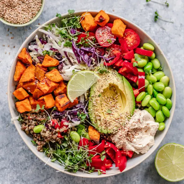 healthy bowl of vegetables