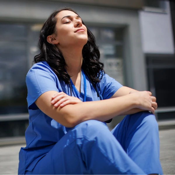 woman making time for mindfulness